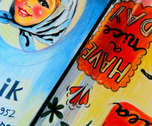 Farbstift Zeichnungen