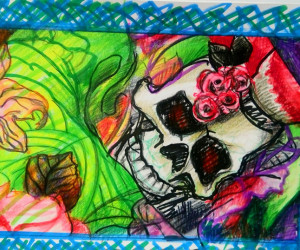 Farbstift Zeichnungen