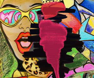 Farbstift Zeichnungen