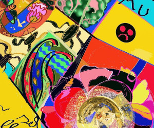 Farbstift Zeichnungen