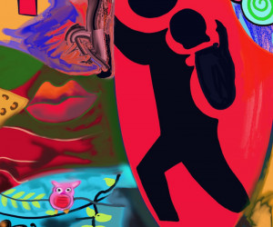 Farbstift Zeichnungen