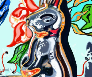 Farbstift Zeichnungen