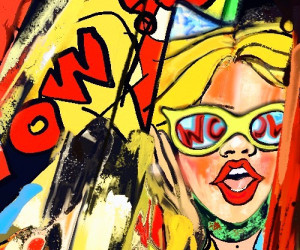 Farbstift Zeichnungen