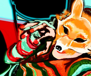 Farbstift Zeichnungen