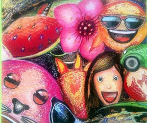 Mischtechnik Zeichnungen